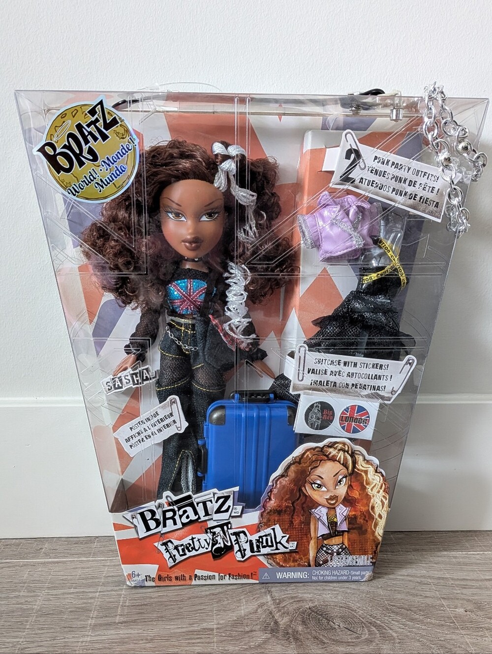 Bratz Pretty N Punk Sasha Doll NIB 2023 Reproduction World London